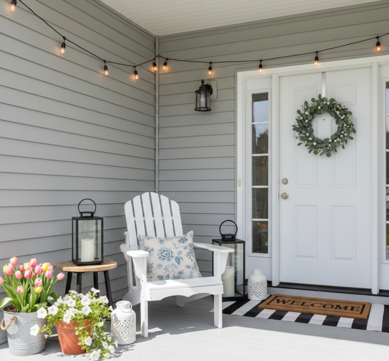 Spring Porch Decor Ideas on a Budget