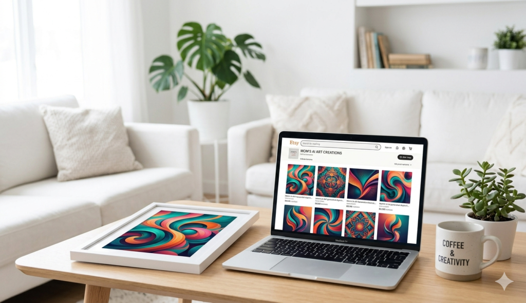 AI Side Hustles for Stay-at-Home Moms