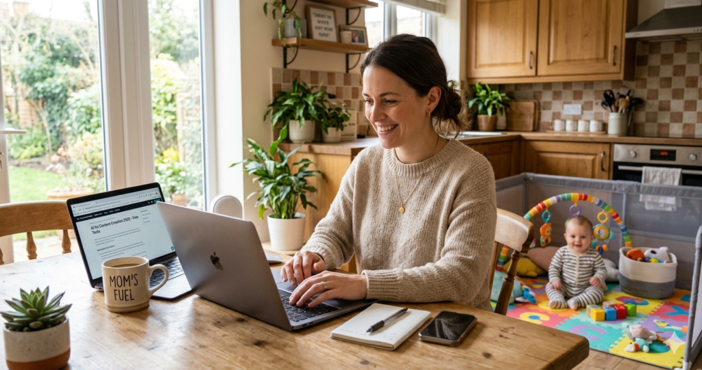 AI side hustles for stay-at-home moms